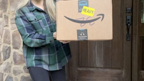 Crystal with Amazon Box